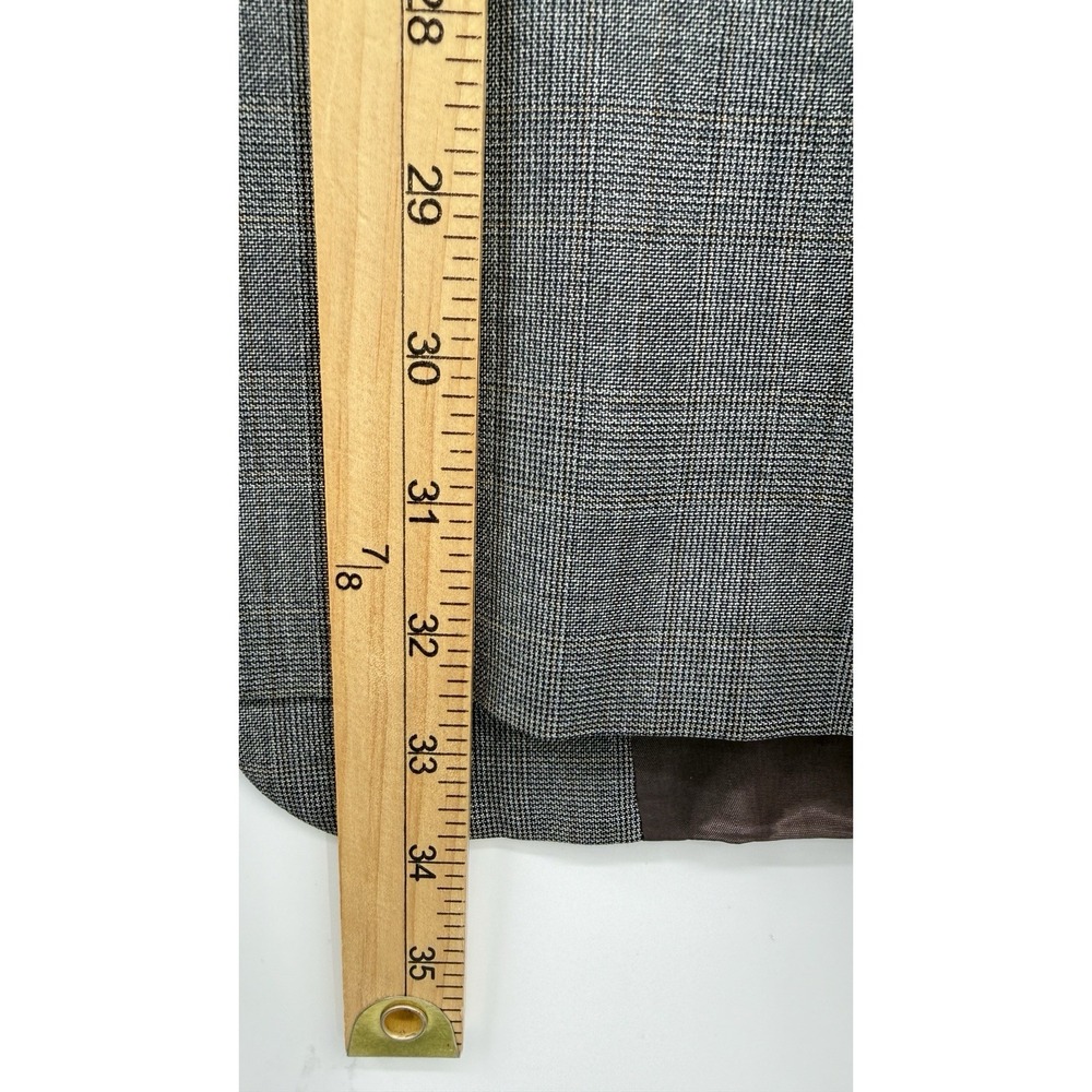 Hickey Freeman 42L Gray 100% Wool Blazer Men USA Made Luxury Sport Coat Tailored - Picture 13 of 13
